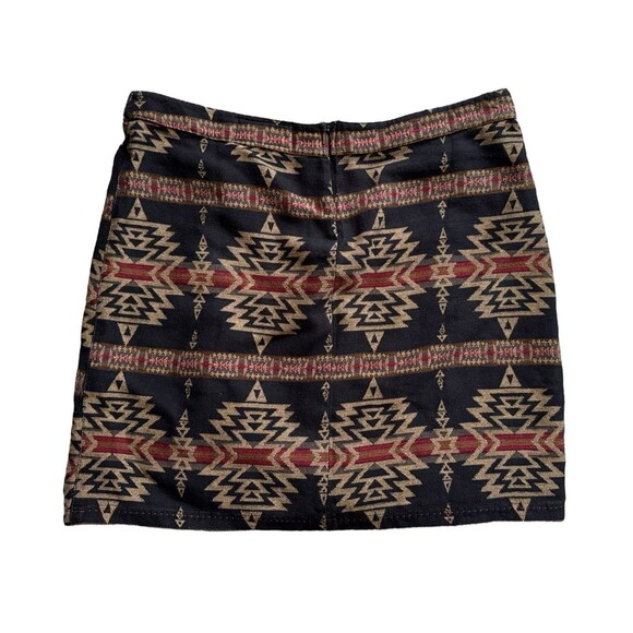 Ryan Michael Southwestern Wrap Style Blanket Skirt Size 14 - Picture 3 of 5